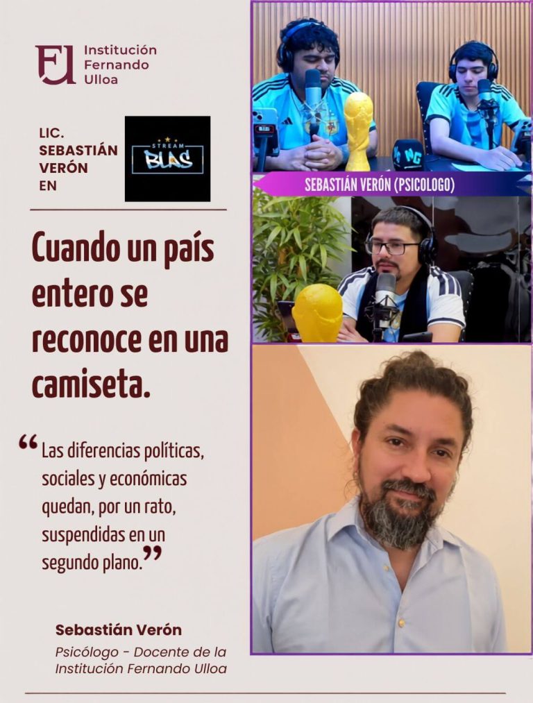 Cuando un país entero se reconoce en una camiseta – Lic. Sebastián Verón – Stream «Blas»